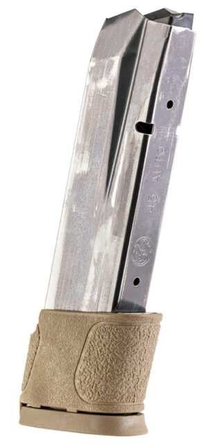 Smith & Wesson 194770000 M&P  14rd 45ACP Brown Floor Plate Steel