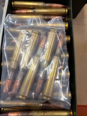 Remington 50 BMG 643gr FMJ TRACER 5 rounds Per Bag