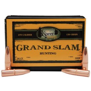 Speer Grand Slam 270 ( .277) 150 Grain Soft Point Rifle Bullet 50/bx - 1608