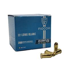 Fiocchi .22LR 0 Grain Brass Blank Ammo, 200 Rounds, 22LRBL