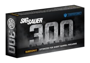 Sig Sauer Subsonic Max Expansion Rifle Ammunition .300 AAC Blackout 194 gr 1000 fps 20/ct