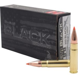 Hornady Black 300 AAC Blackout Ammo 110 Grain V-Max 20/bx  - 80873
