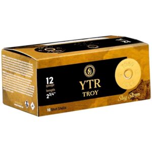 YTR Troy 12 Gauge Ammo 2 3/4" 1 oz Slug Shot 10/bx - TROY12SLUG234