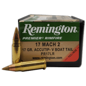 Remington 17 Mach 2 17gr Accutip-V Boat Tail 50/bx PR17LR