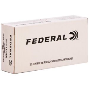 Federal Law Enforcement 9mm Ammo 147 Grain Subsonic Hi-Shok Jacketed Hollow Point 50/bx - 9MS