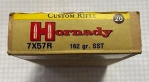 Hornady Custom Rifle 7x57R 162gr. SST 20/bx -  (81564)